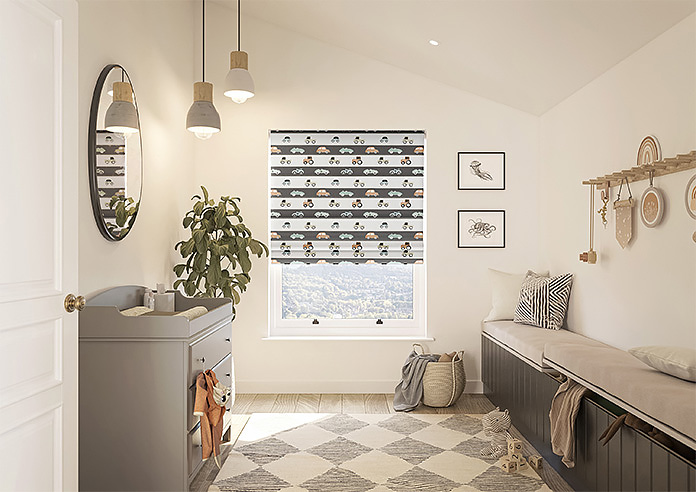 Brum Brum, Vintage - Twist&Fit Roman Blind - Image 8